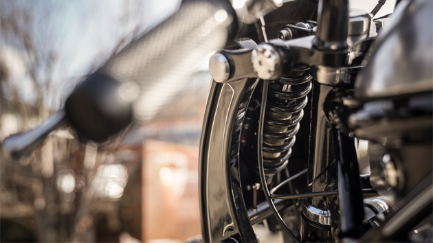 Departed with the damping of the front wheel fork