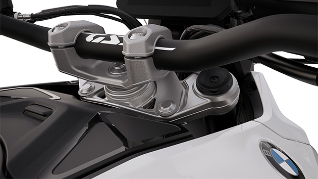 The black frame of the R 1300 GS Triple Black from BMW Motorrad