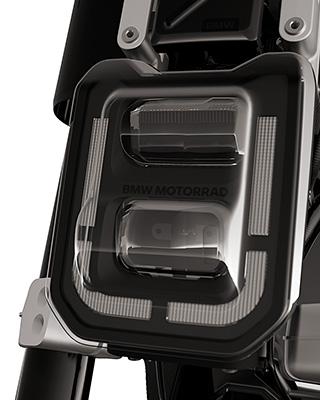 The LED light of the eParkourer CE 02 from BMW Motorrad