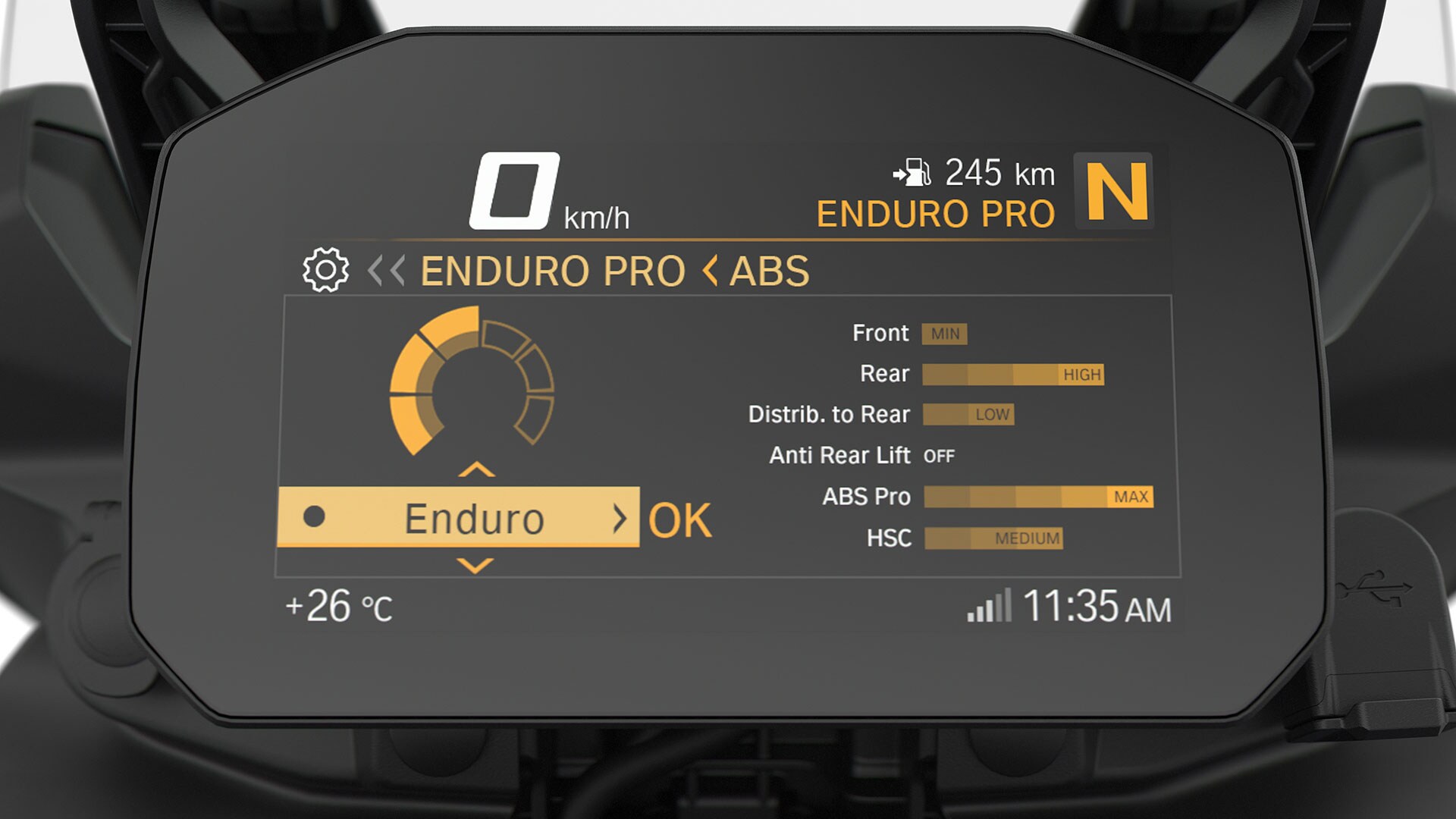 The big 23-litre tank of the new BMW F 850 GS Adventure
