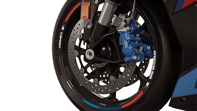 BMW RR swing arm on the trussing in series production