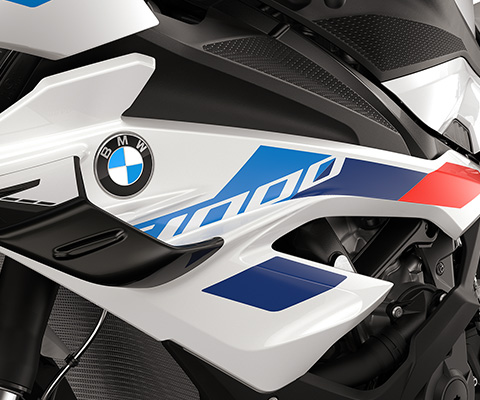 BMW RR swing arm on the trussing in series production